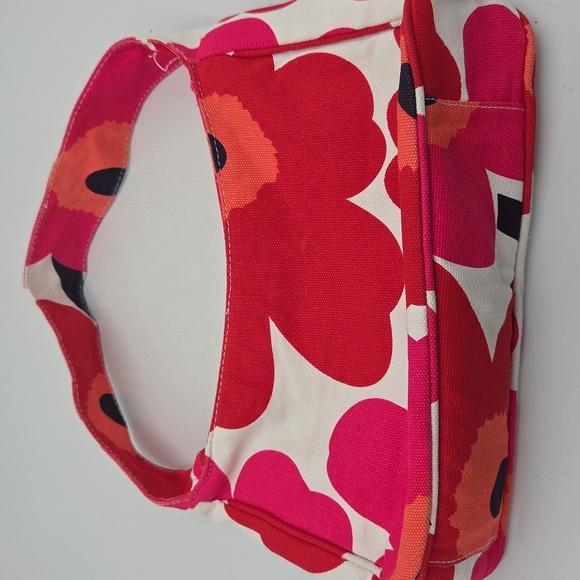 Marimekko Pink and Red Floral Bag - Picture 2 of 7